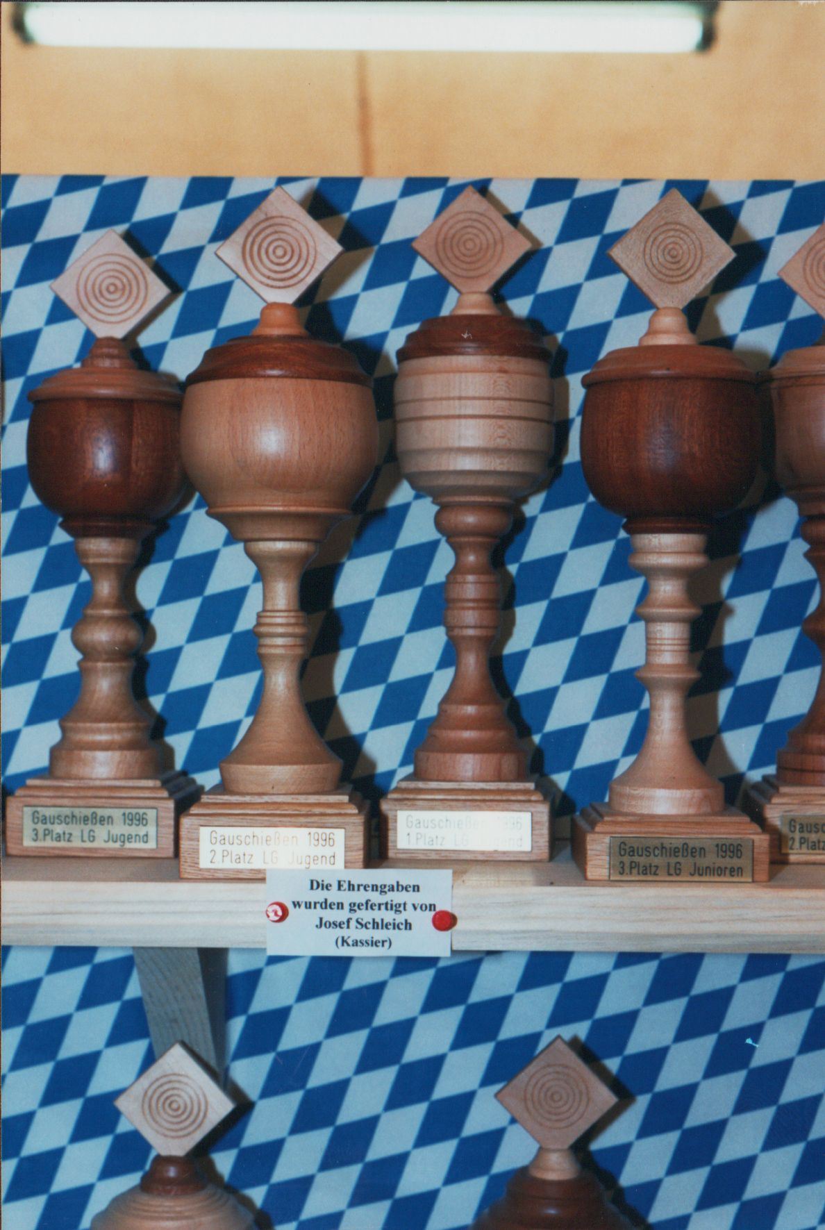 1996 Gauschiessen Holzpokale